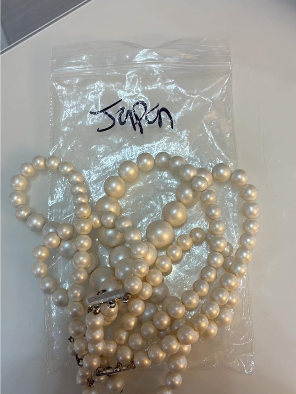 Japan Classic Multi-Strand Pearl Necklace - White - Picture 7 of 7